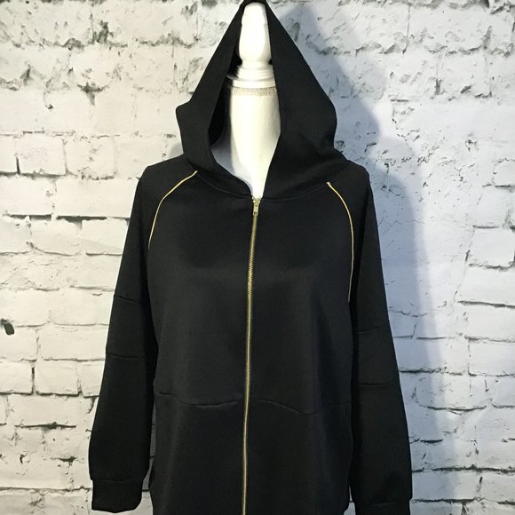 Fabletics Jackets & Blazers - 🍂NWT Fabletics Black Zip Hoodie Size 1x